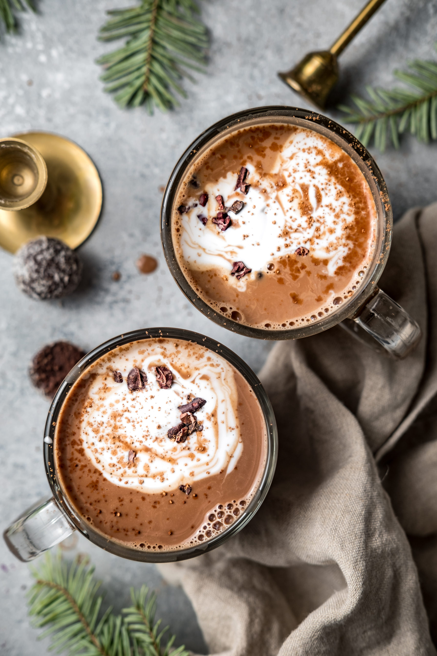 Vegan Peppermint Hot Chocolate - Delight Fuel