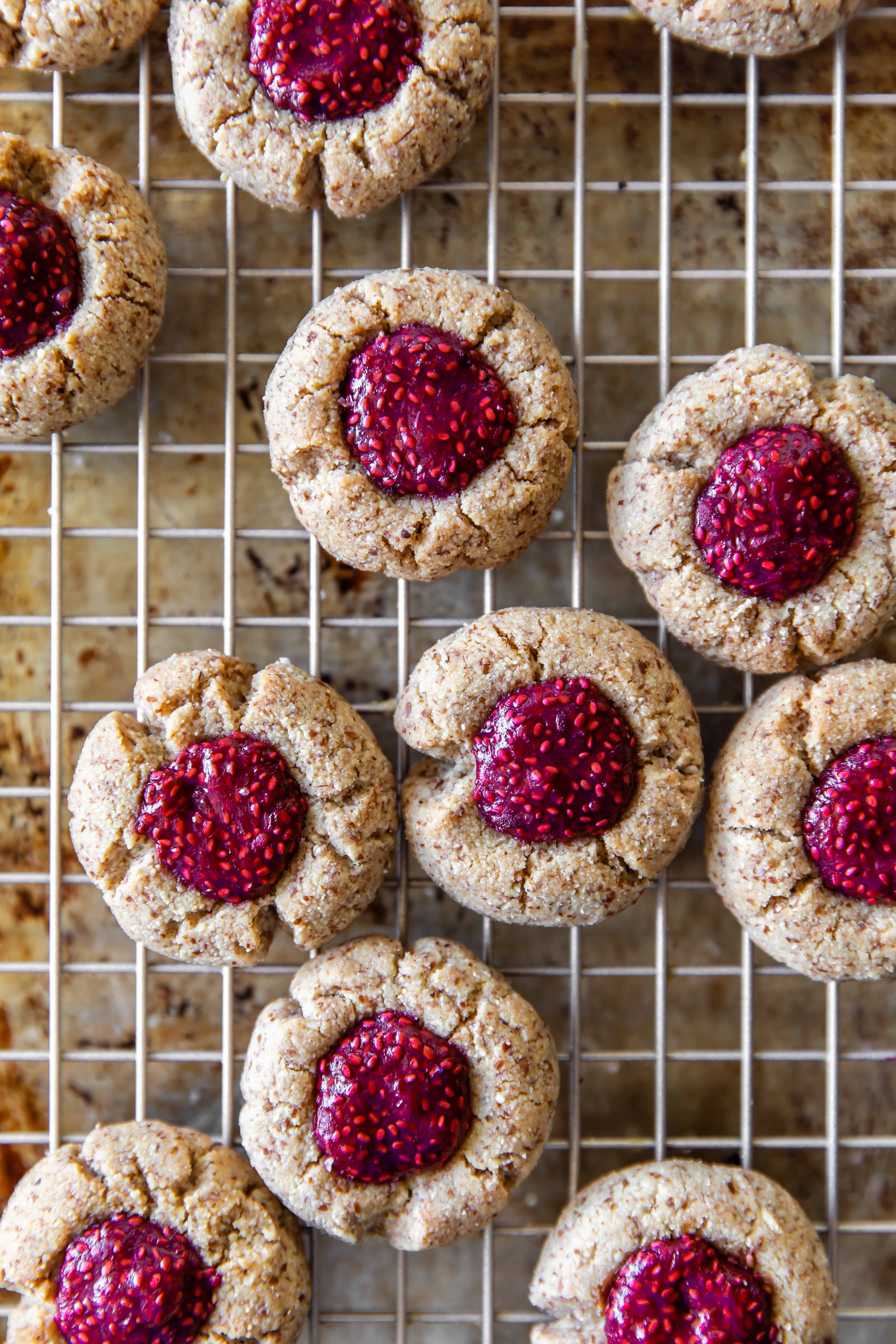 Healthy Thumbprint Cookies - Delight Fuel