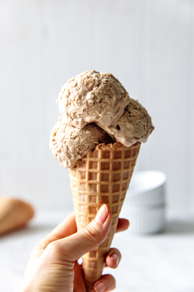 Vegan Caramel Ice Cream