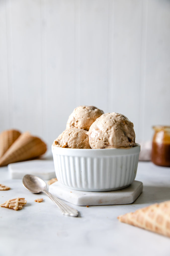 Vegan Caramel Ice Cream