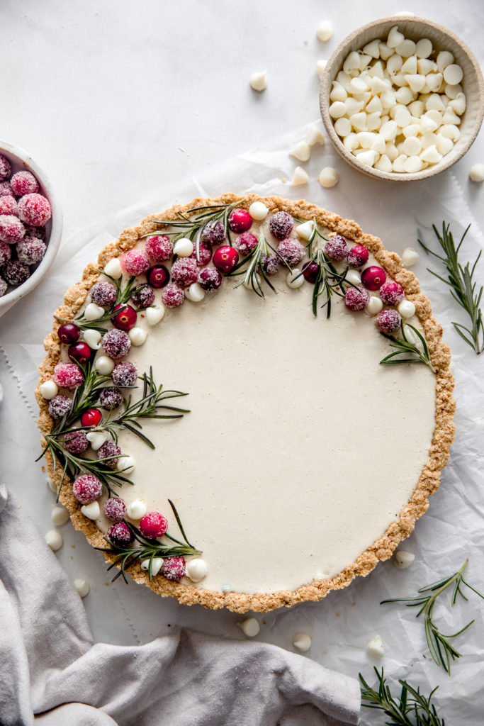 White Chocolate Cranberry Tart