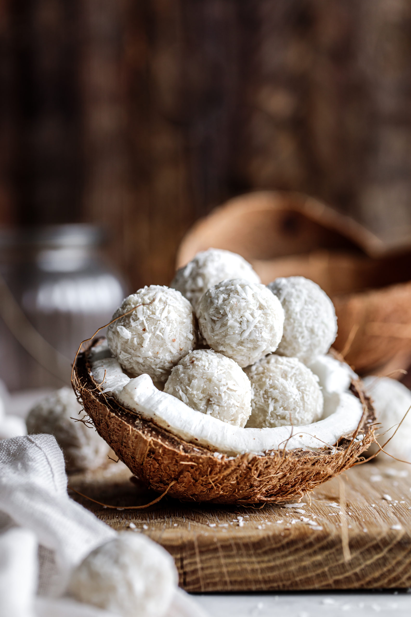 Healthy Raffaello Truffles - Delight Fuel