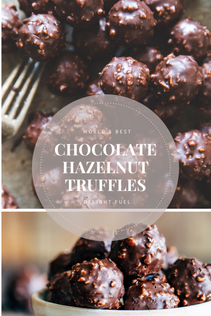 chocolate hazelnut truffles