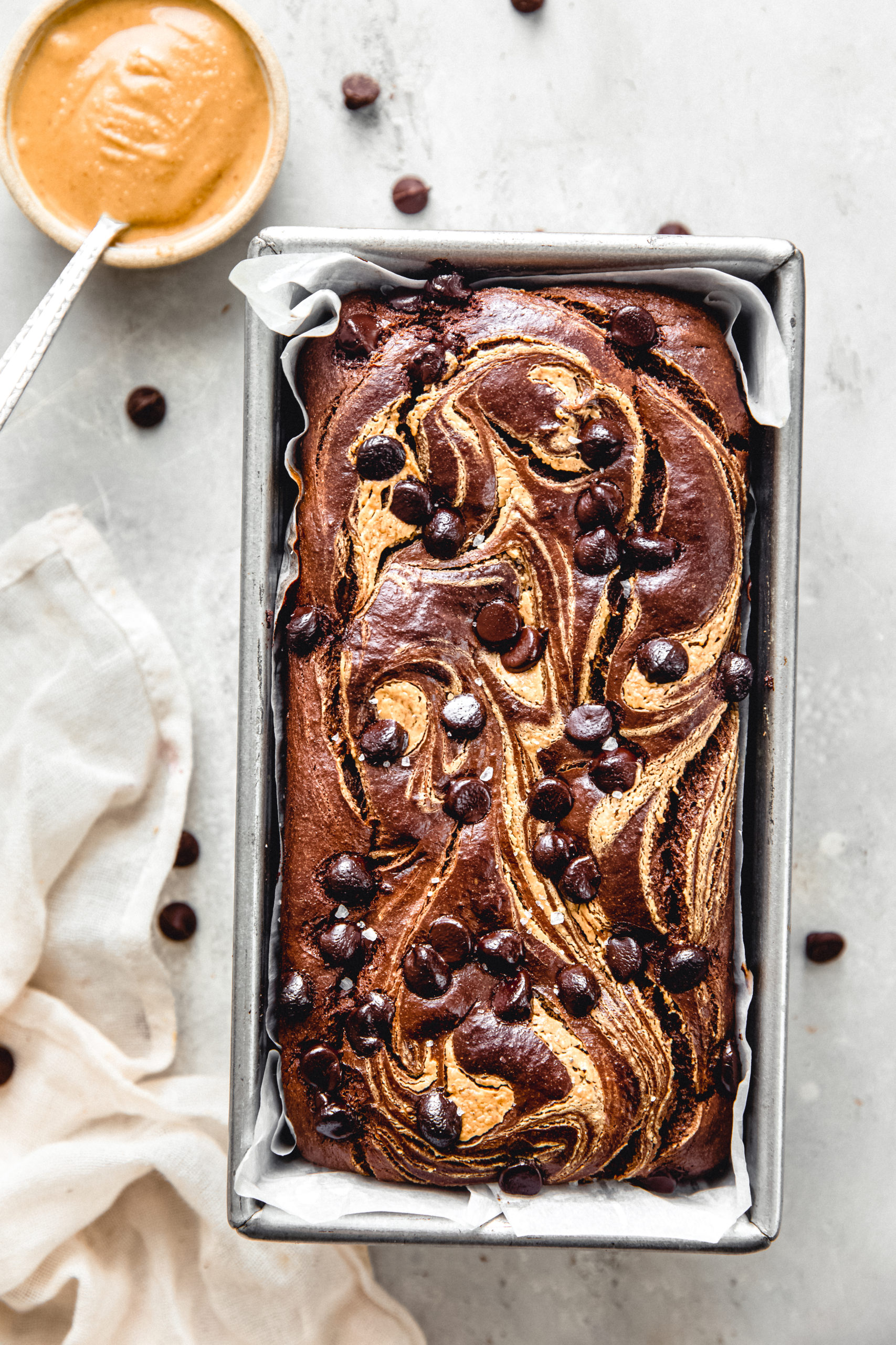 Chocolate Peanut Butter Bread - Delight Fuel