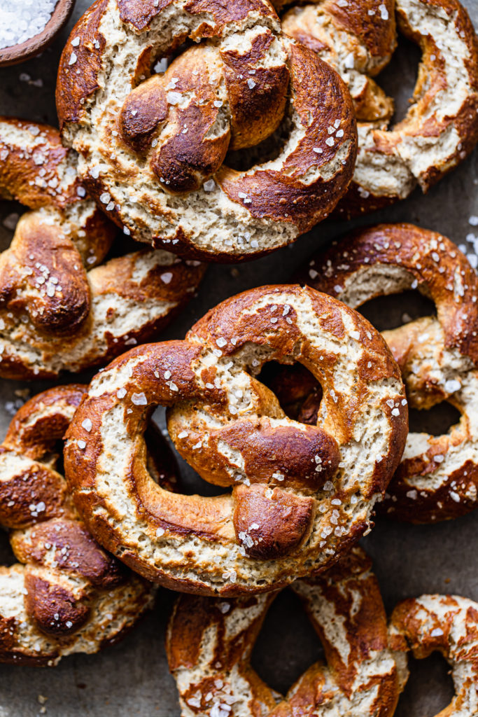 vegan gluten-free soft pretzels