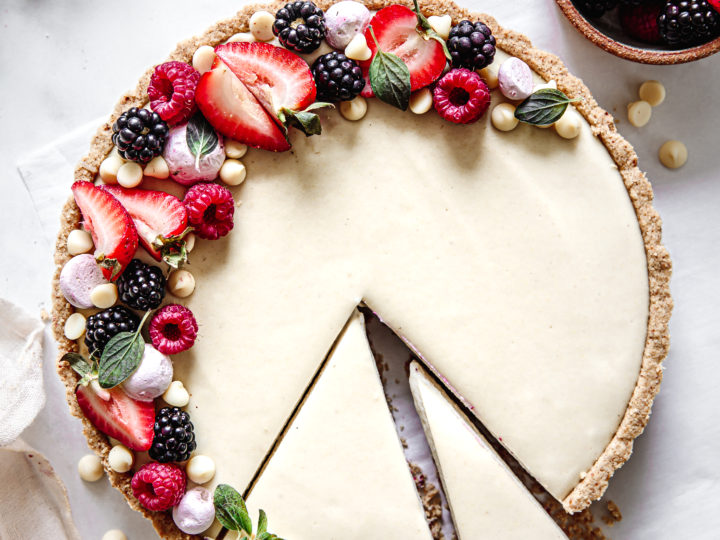 Vegan White Chocolate Berry Tart Delight Fuel