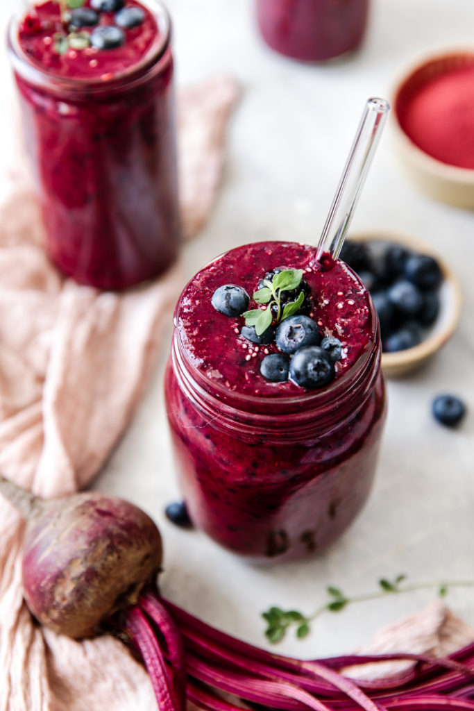 Blueberry Beet Smoothie - Delight Fuel