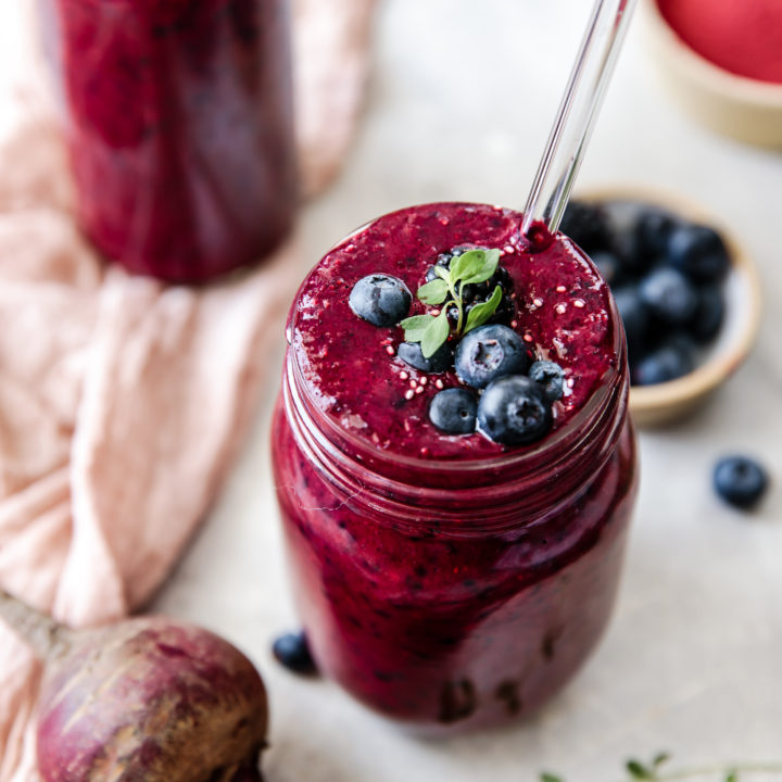Blueberry Beet Smoothie - Delight Fuel