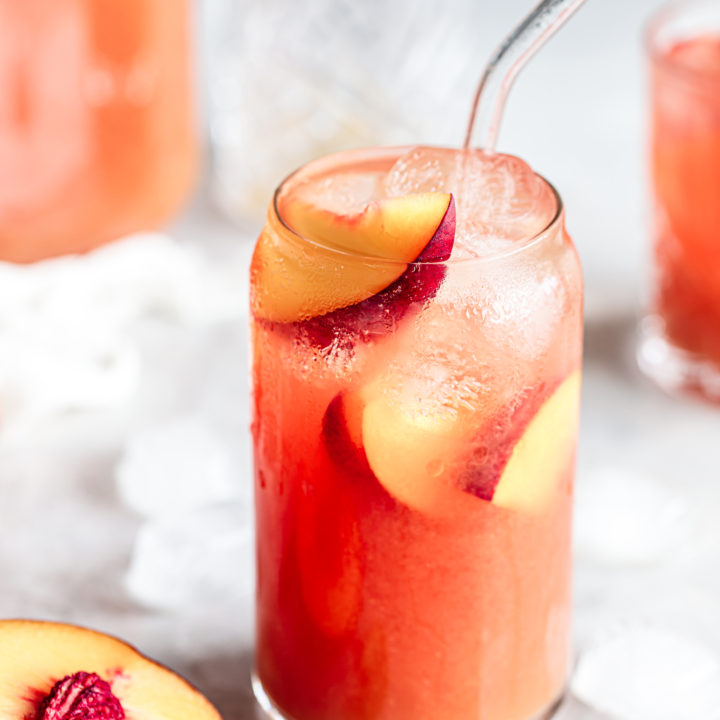 Homemade Peach Iced Tea