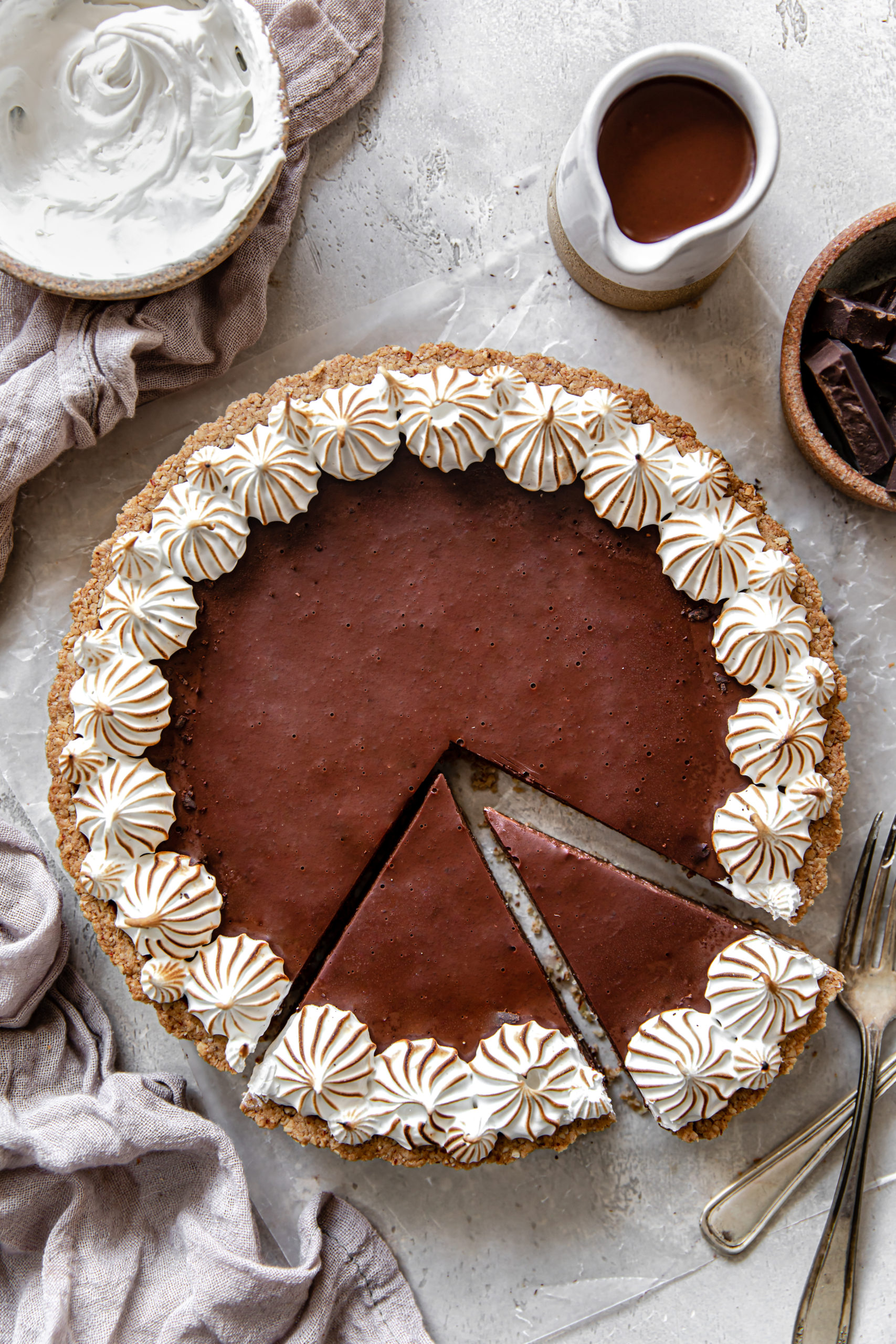 Gluten-free S'mores Tart - Delight Fuel