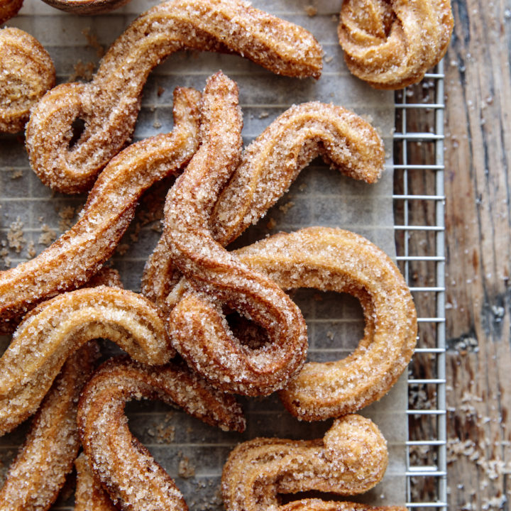 Easy Vegan Churros Recipe (Fried or Baked) - Sunglow Kitchen