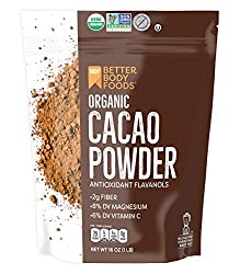 Unsweetened raw cacao powder