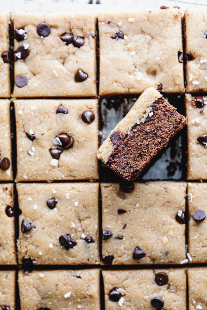 Gluten-free Cookie Dough Brownies