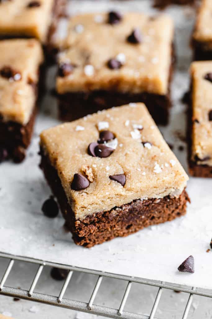 Gluten-free Cookie Dough Brownies