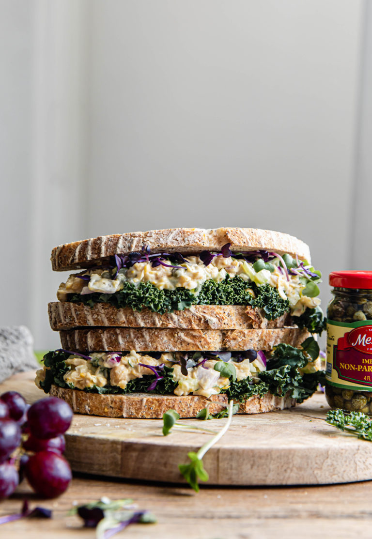 Homemade Chickpea Salad Sandwich - Delight Fuel