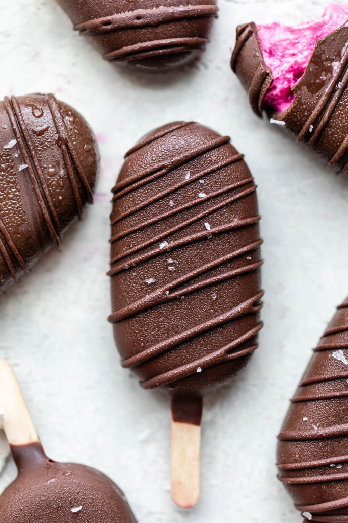 Vegan Beet Ice Cream Pops