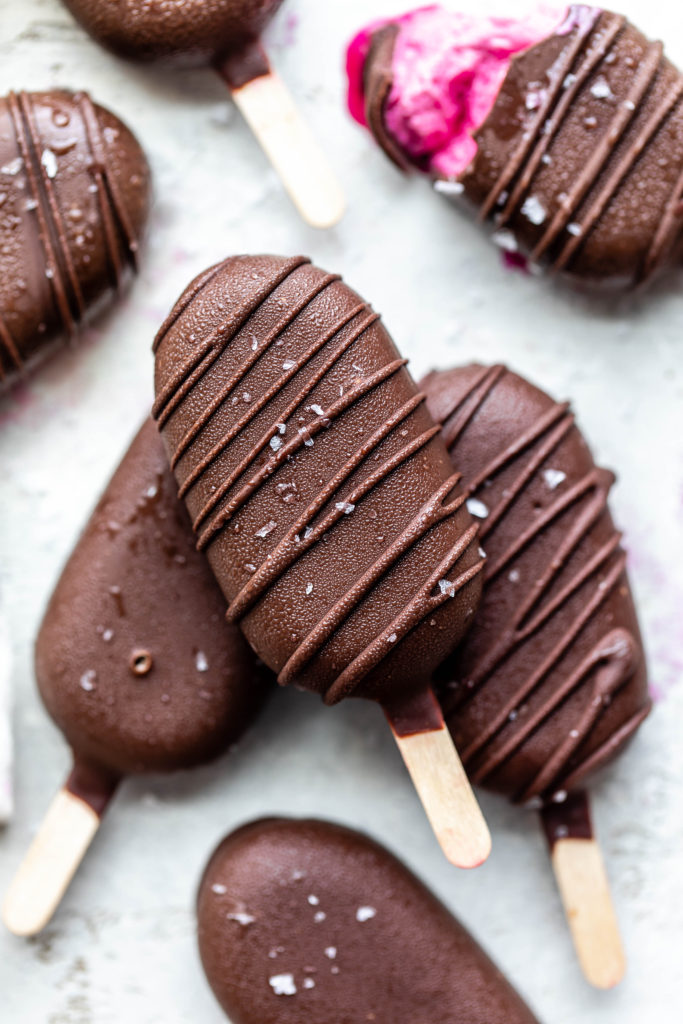 Vegan Beet Ice Cream Pops