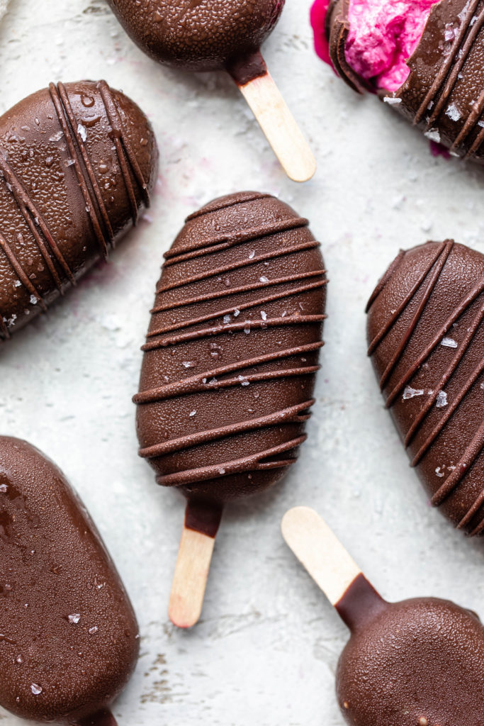 Vegan Beet Ice Cream Pops