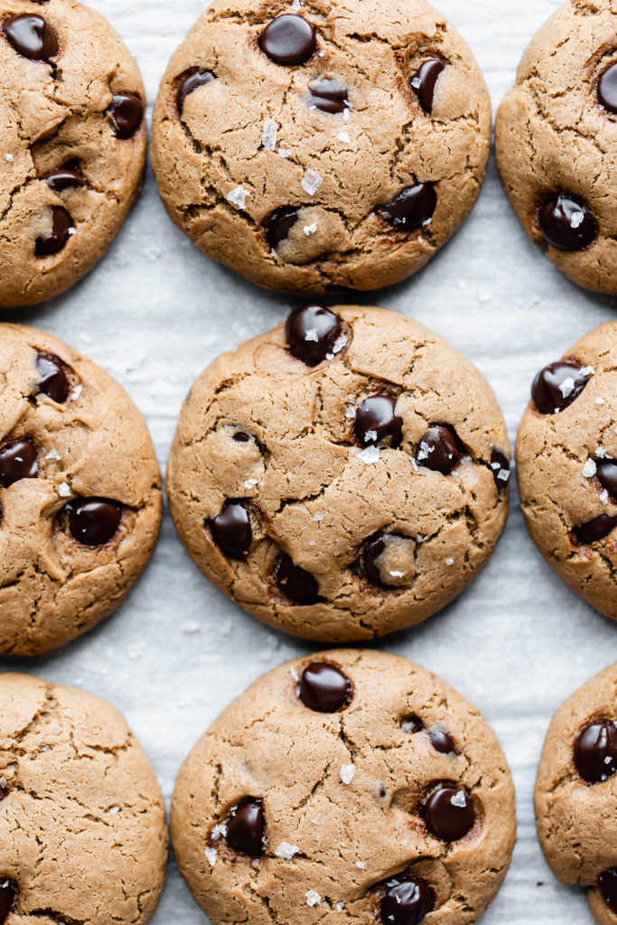Chickpea Flour Chocolate Chip Cookies