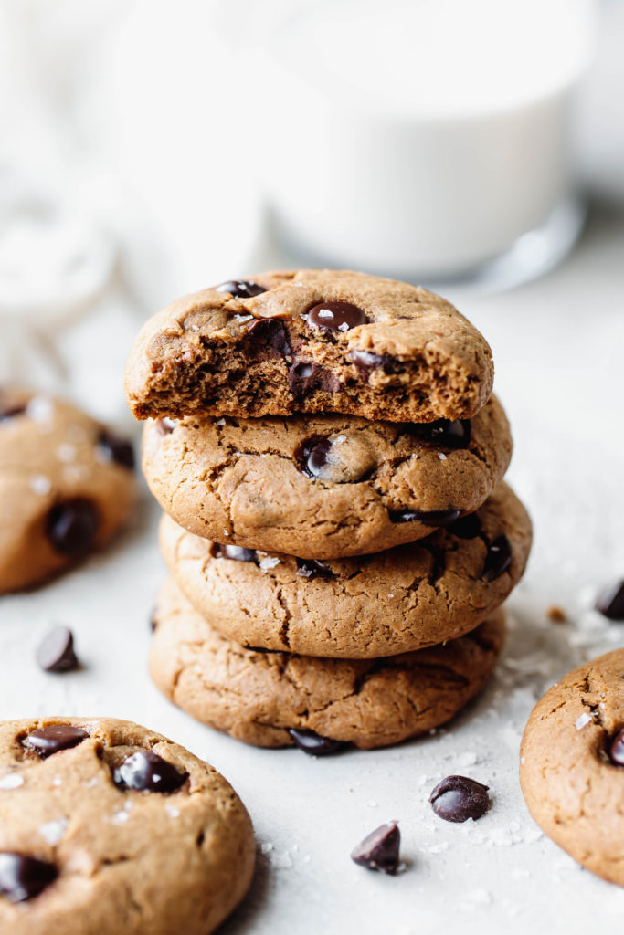 Chickpea Flour Chocolate Chip Cookies