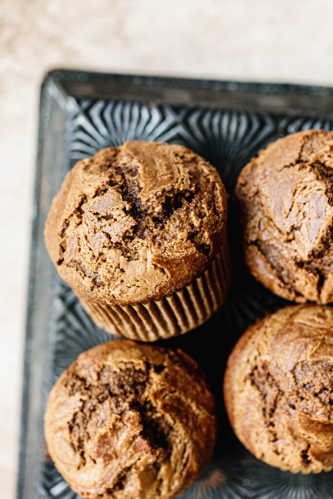 Chocolate Carrot Cake Muffins